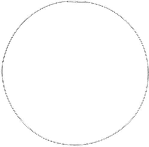 Jobo Damen-Halsreif aus Edelstahl 1,0 mm 42 cm