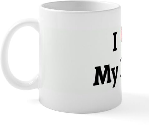 CafePress I Love My Boss Mug 11 oz (325 ml) Ceramic Coffee Mug