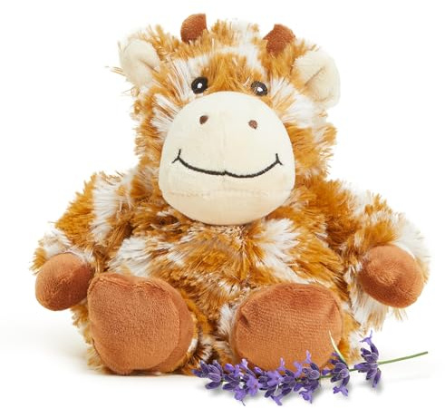 warmies Junior Giraffe Stuffed Animal, Weighted Stuffed Animal, Freezable