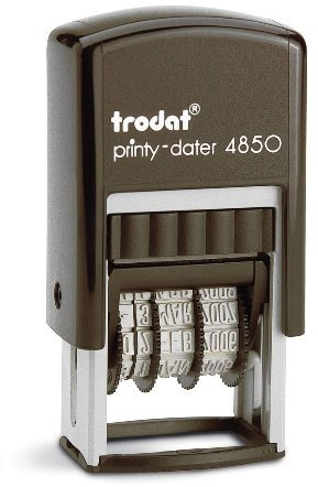 Wedo 5148511 - Stempelautomat 4850L eingegangen mit Datum