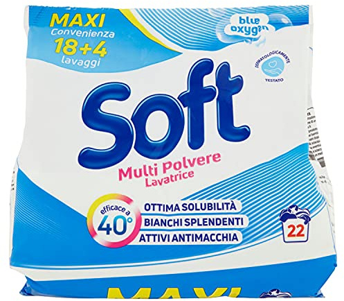 Soft Detersivo Lavatrice Freschezza Classica, 18 + 2 lavaggi, 1320g