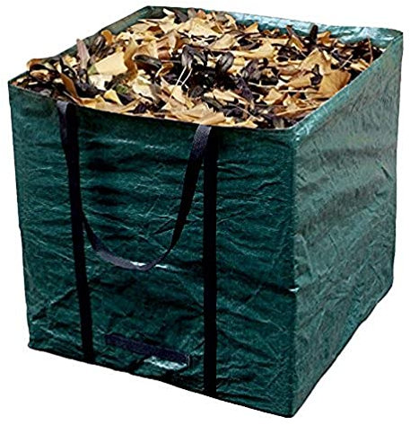 CON:P Gartenabfallsack 245 L - grün - eckig, reißfestes Foliengewebe-gute Handhabung durch zwei Trageschlaufen - zwei Kippschlaufen im Bodenbereich/Gartenabfallsack/Gartensack/Laubsack / B47055