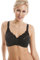 Camille Womens Ladies Non Wired Full Cup Support Black Mastectomy Bra 36D