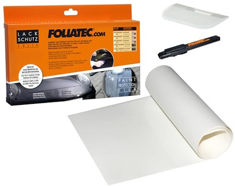 FOLIATEC Lack Schutzfolie Lackschutz Folie für Auto und Motorrad, transparent, 30 x 165 cm