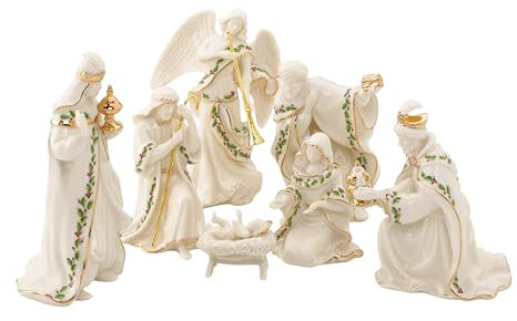 Lenox Holiday Krippe, Set of 7 (Heilige Familie, DREI Könige, Engel)