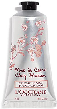 L'OCCITANE Cherry Blossom Hand Cream 75ml | Enriched with Shea Butter | Vegan & 98% Readily Biodegradable | Floral & Fruity Scented | Luxury & Clean Beauty Hand Care for All Skin Types