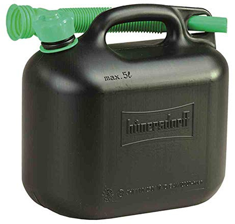 H&G 805749 bensinburk 5 liter svart