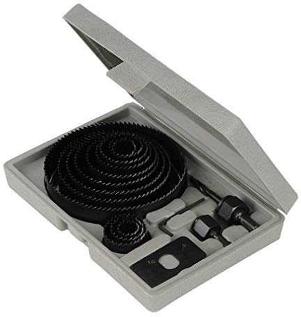 Silverline Holesaw Kit – 16 Piece Set, 19mm to 127mm Diameter for Wood, Metal & Plastic Cutting (633729)