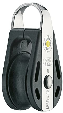 Sprenger S-Block Roulement coulissant (poulie de renvoi) 8 mm – 1 rouleau, arceau continu