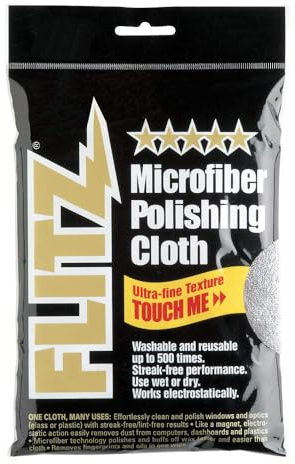 Flitz Microfiber Polishing Cloth - 16 x 16 - Single Bag