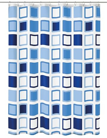 Kleine Wolke Duschvorhang Clipper, 180 x 200 cm, Azur