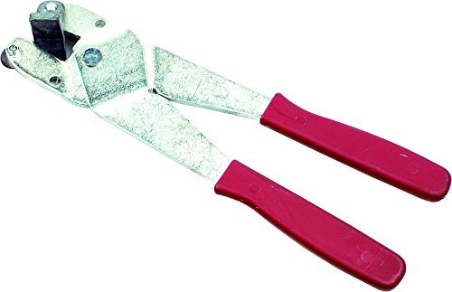 Haromac Fliesenschneid und Brechzange Easy, 210 mm mit auswechselbarem Hartmetall-Rädchen, T-Brechwinkel und Kunststoffgriffe, 01302310SB