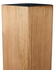 Pali/pilastri in legno per recinto Pilastro, 9 x 9 cm, piallati su tutti i lati in legno di pino, impregnati, disponibili in 5 lunghezze