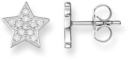 Thomas Sabo Damen Ohrringe Ohrstecker Stern Zirkonia 925 Sterling Silber H1868-051-14
