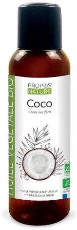 PROPOS'NATURE Huile Végétale Coco Bio 100 ml