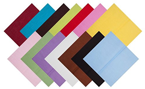 RayLineDo® 14 Stück 40,6 x 40,6 cm (40 x 40 cm) einfarbige Baumwollstoffbündel Quadrate Patchwork DIY Nähen Scrapbooking Quilting Muster Kunsthandwerk