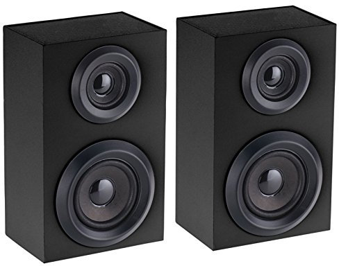 Paire d'enceintes actives 2.1 Bluetooth 6 W / 5 W avec boîtier en bois