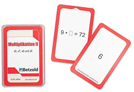 Betzold - Karten für den Magischen Zylinder Multiplikation - Mathematik