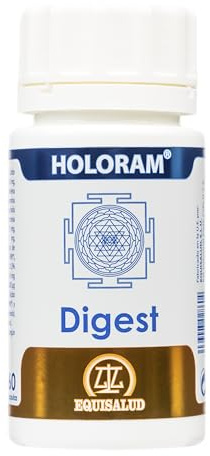 Equisalud Holoram Digest - Bienestar digestivo - Con Cardo mariano, Aloe Vera y Enzimas Digestivas - 60 cápsulas