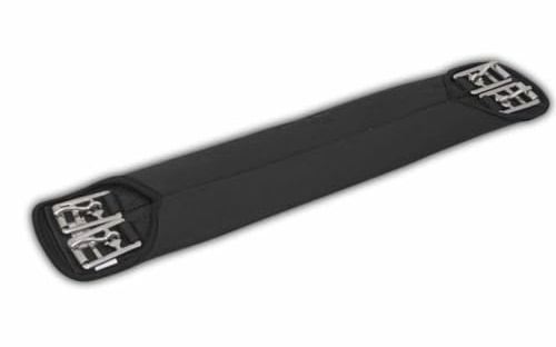 Amesbichler AMKA - Cinghia per sella in neoprene, colore: nero