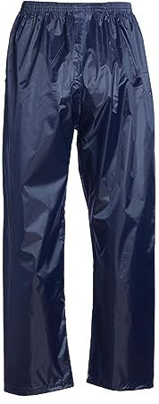 Blackrock Navy Cotswold Waterproof Trousers, Mens Womens Unisex Overtrousers, Fully Taped Seams, Protective Work & Utility, Rain, Outdoors, Wet Weather, Adult, Ladies, Size 3XL (50-52 Waist)