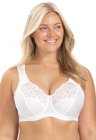 Reggiseno con Ferretto e Spalline Antiscivolo Miss Mary Amsterdam 7d White
