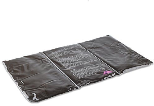 Premium Large Clay Ice Pack for Back or Shoulder Pain Relief (21” x 12”) by FOMI Care | Reusable, Cold Therapy Full Back Oversized Wrap and Compress | Freezable | Dual Use - Weighted Lap Pad