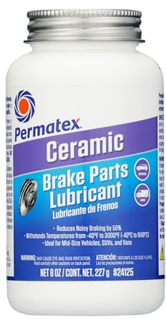 Permatex 24125 Ceramic Extreme Brake Parts Lubricant, 8 oz., Pack of 1