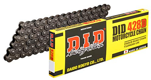 DID Kette 428 D, 114 Glieder (Standard), offen mit Clipschloss