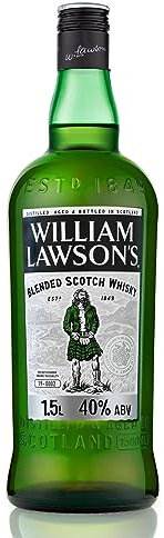 William Lawson's Whisky Blended Scotch, 40 % Vol, 150cL / 1.5L, Spirit avec du Malt Fruité