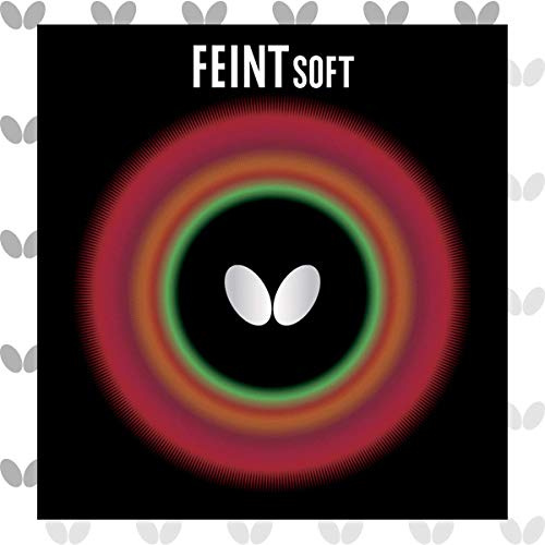 Butterfly Feint Soft Table Tennis Rubber Sheet - 1.5 mm Sponge - Red or Black - 1 Long Pips Table Tennis Rubber Sheet - Professional Table Tennis Rubbers