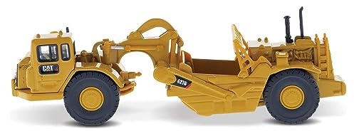 Caterpillar Diecast Masters 85134 Scraper 627G, Veicolo da costruzione H0 CAT in scatola di metallo, scala 1:87, ca. 15,5 x 4,5 x 5,7 cm, 14+, adatto per modellini ferroviari e collezionisti