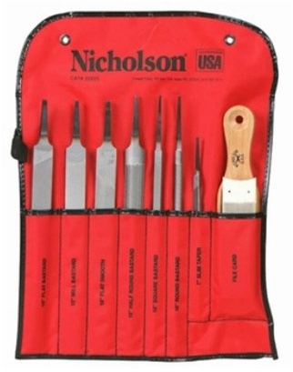 Nicholson 22025 8 Pc Machinist File Set