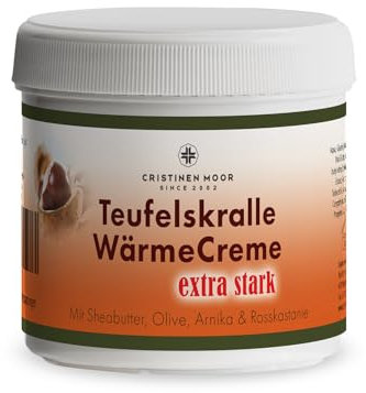 CristinenMoor │Artiglio Del Diavolo Forte | 200ml | Crema Riscaldante all'Artiglio Del Diavolo Extra Forte | Unguento Riscaldante per Collo e Spalle | Per Tensioni