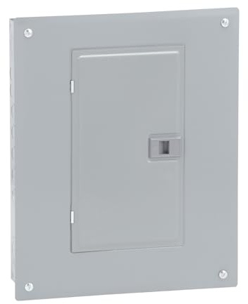 Square D - HOM1224L125PGC Homeline 125 Amp 12-Space 24-Circuit Indoor Main Lugs Load Center with Cover and Ground Bar (Plug-on Neutral Ready),