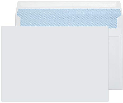 Blake Purely Everyday C5 162 x 229 mm 90 gsm Self Seal Wallet Envelopes (1707) White - Pack of 500