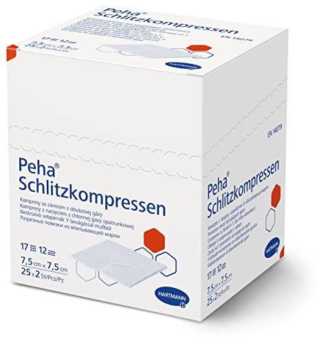 Peha Schlitzkompressen 7,5 x 7,5cm