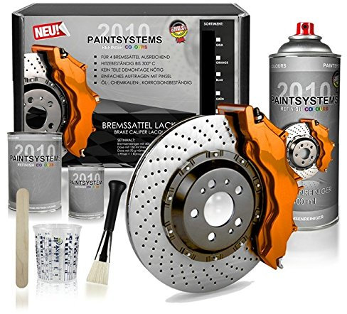 Bremssattel Lackset orange 6-teilig