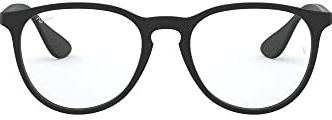Ray-Ban 0Rx7046 Monturas de gafas, Rectangulares, 51, Rubber Black