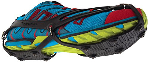 Kahtoola 1st Gen NANOspikes Footwear Traction for ICY Winter Road Running & Walking - Black - Large