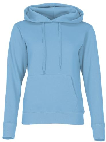Fruit of the Loom Women's Pull-over Classic Hooded Sweatshirt Clasic, Blue (Sky Blue), XS UK