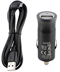 Rheme Tomtom Compatible Compact Car Charger, Micro USB Car Charger for GPS SatNav