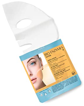Talika Bio Enzymes After Sun Mask - Moisturizing & Soothing Fast Repair Face Mask - Biocellulose Sun Care Mask - Second Skin Effect Beauty Sheet Mask - 20g