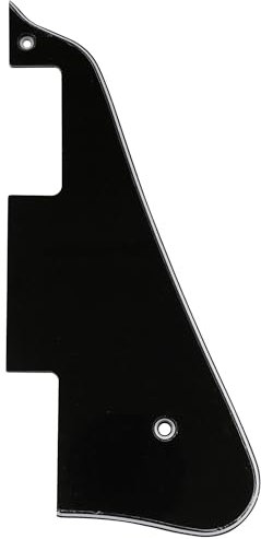 Musiclily Gitarren-Schlagbrett Pickguard für China Made Epiphone Les Paul Standard Modern Style,3 lagig Schwarz