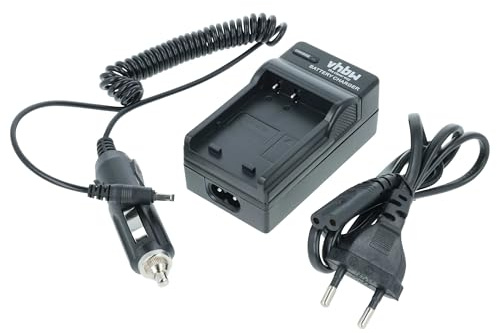 vhbw laddkabel nätdel + bil kompatibel med Sony NP-FT1 NP-FR1