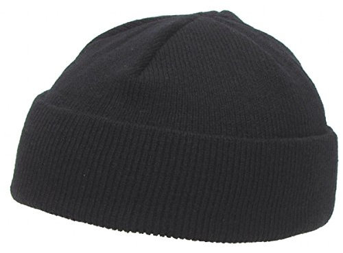 MFH Rollmütze, Polyacryl, fein gestrickt, extra kurz (schwarz)