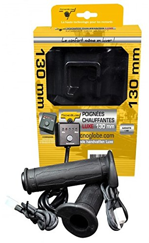 POIGNEES CHAUFFANTES MOTO Longueur 130 mm LUXE