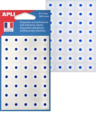 agipa 111931 Lochverstärkungsringe, Durchmesser: 13 mm, weiß