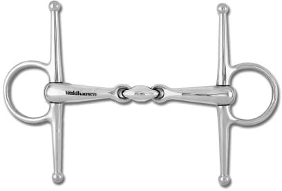 WALDHAUSEN Knebeltrense doppelt gebrochen, massiv