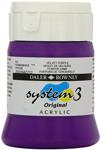 Daler - Rowney System 3 250ml Paint Ink Pot - Velvet Purple